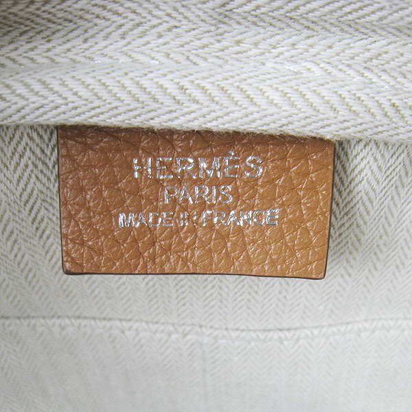 Best Replica Hermes Victoria Cowskin Leather Bags 2010 Coffee H2802 - Click Image to Close